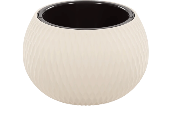 Кашпо ЗПИ "Альтернатива" жемчужина 4л, бежевое 